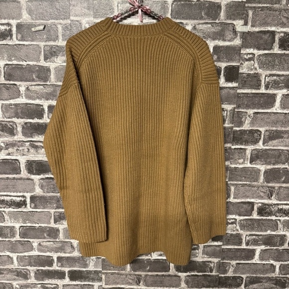 Aritzia Babaton sweater brown ribbed merino wool oversized - Picture 7 of 7